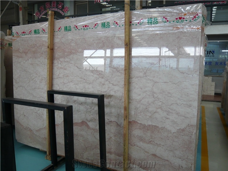 Pink Rose Fantasy Marble Slabs China Natural Stone