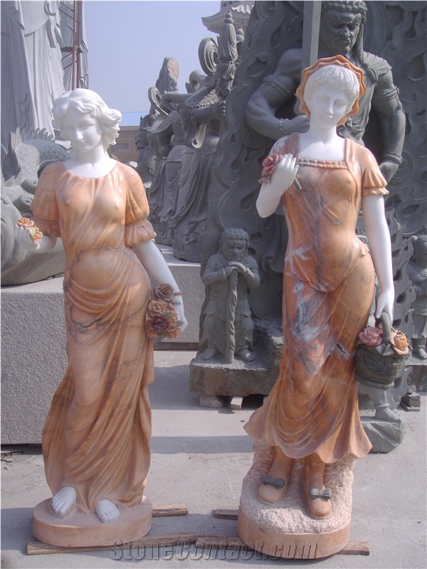 Premium Handcarved Decorative Angel Sculptures