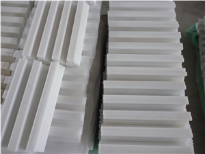 Premium Pure White Marble Decorative Wall Moldings