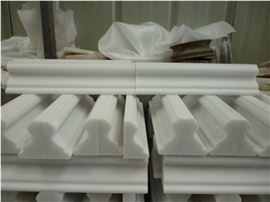 Premium Pure White Marble Decorative Wall Moldings