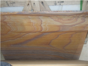 Rainbow Sandstone Slabs & Tiles, Indonesia Yellow Sandstone