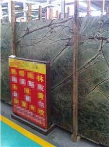 Rainforest Green Elegant Natural Marble Slabs