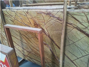 Rainforest Green Elegant Natural Marble Slabs