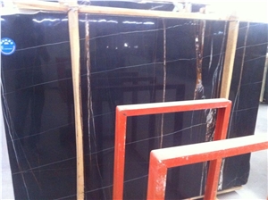Sahara Noir Tunisia Black Natural Marble Slabs Sahara Noir Tunisia Black Natural Marble Slabs