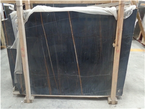 Sahara Noir Tunisia Black Natural Marble Slabs