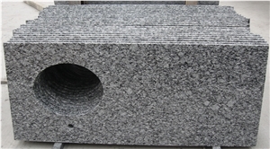 Spray Grey Granite Natural Vanity Tops