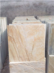 Yellow Slate Slabs & Tiles, Slate Wall/Floor Covering Tiles