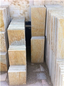 Yellow Slate Slabs & Tiles, Slate Wall/Floor Covering Tiles