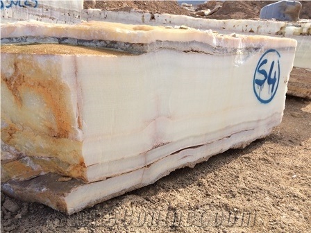 White and Pink Onyx Blocks