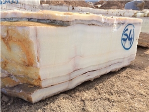 White and Pink Onyx Blocks