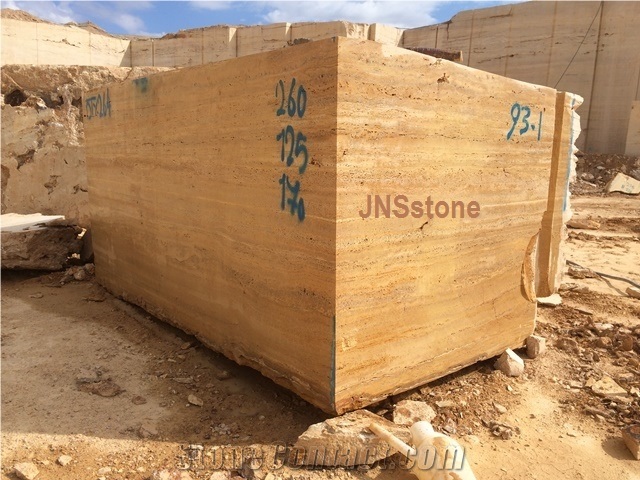 Yellow Travertine Blocks