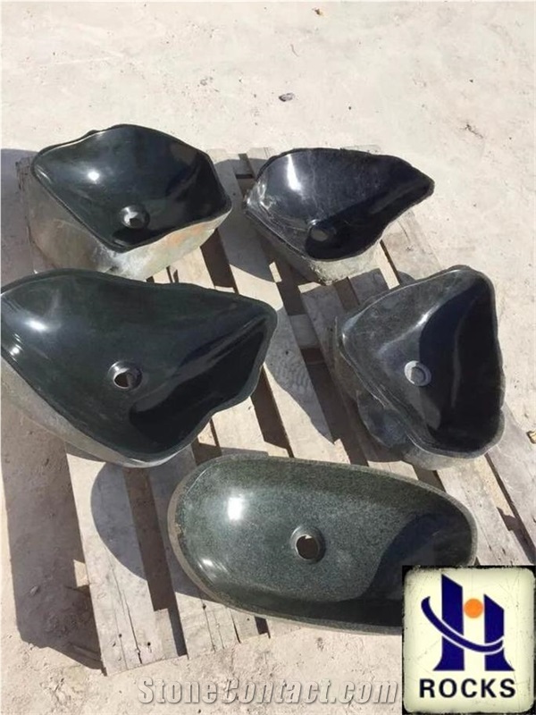 Black River Stone Sink,Washing Basin,Washing Bowls