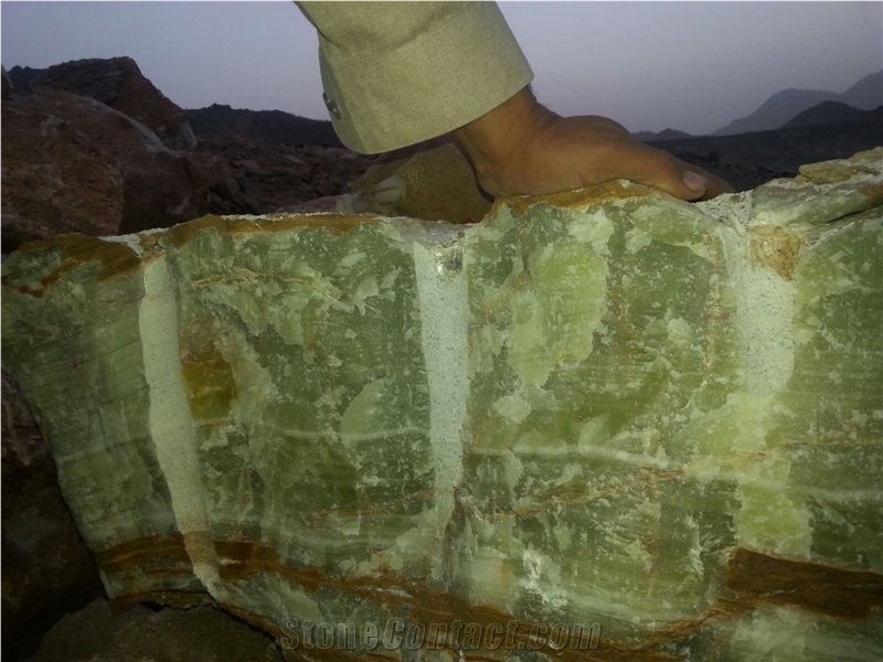 Afghan Dark Green Onyx Blocks