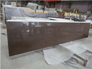 Coffee Sand / Quartz Stone Tiles & Slabs, Engineered Stone,Floor Covering Tiles, Quartz Wall Covering Tiles,Quartz Skirting
