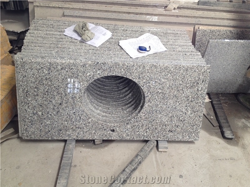 Swan White Granite Kitchen Countertops, China White Granite Kitchen Worktops