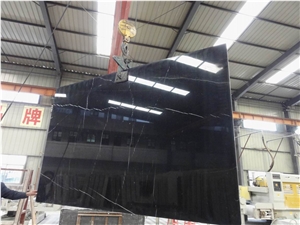 Chinese Supplier Price Quality Assured Black Marquina Marble Tiles or Marble Slabs