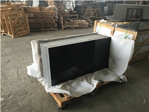 Factory Best Price China Mongolia Black Granite Slabs & Tiles