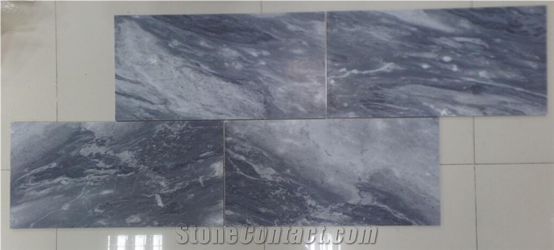 High Quality Nuvolato Grigio Marble Tiles, Italy Grey Marble