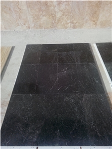 Iris Black Marble Tiles & Slabs, Dark Olive, Galaxy