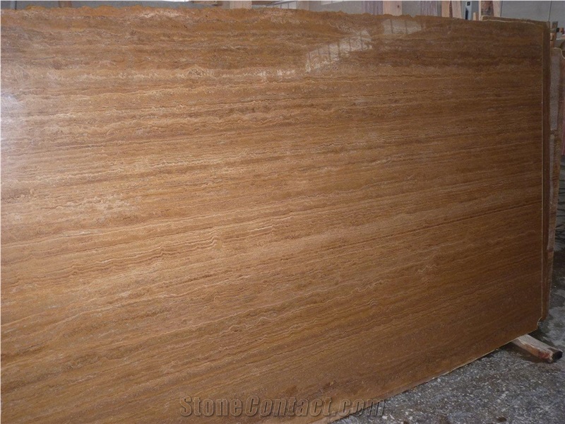 Sivas Noce Travertine Quarry Blocks, Brown Travertine Blocks Turkey