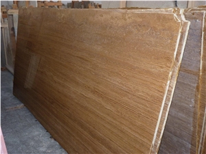 Sivas Noce Travertine Quarry Blocks, Brown Travertine Blocks Turkey
