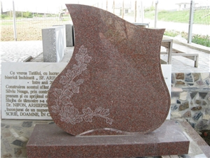 Royal Red Granite Tombstone, Monument India Royal Red Granite Tombstone, Monument India
