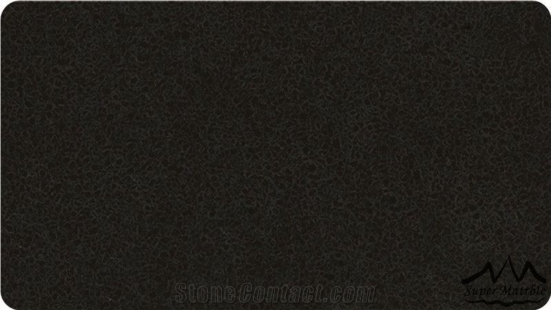 Crystal Black Crystallized Stone Slabs & Tiles