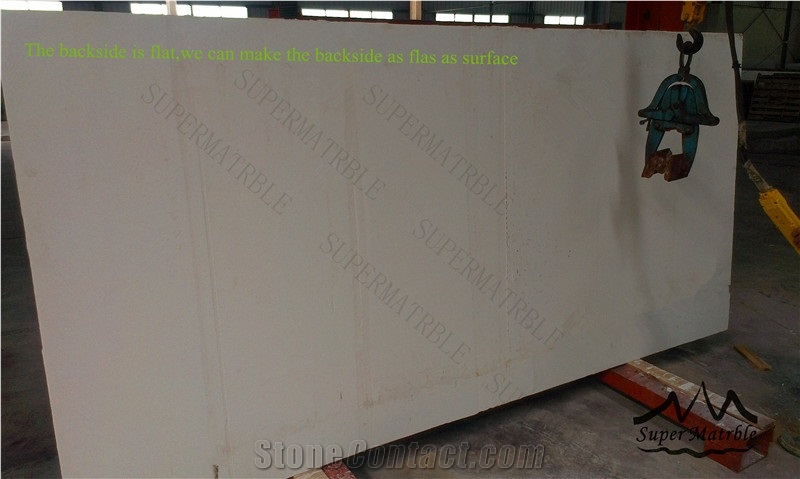 Crystal Pure White Crystallized Stone Slabs & Tiles