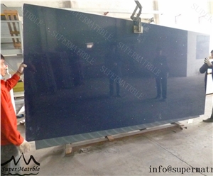 Diamond Blue Quartz Stone Slab-Bs8004
