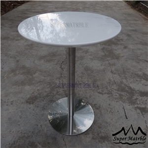 Manmade Stone Quartz Stone Composite Resin High Gross Coffee Tables