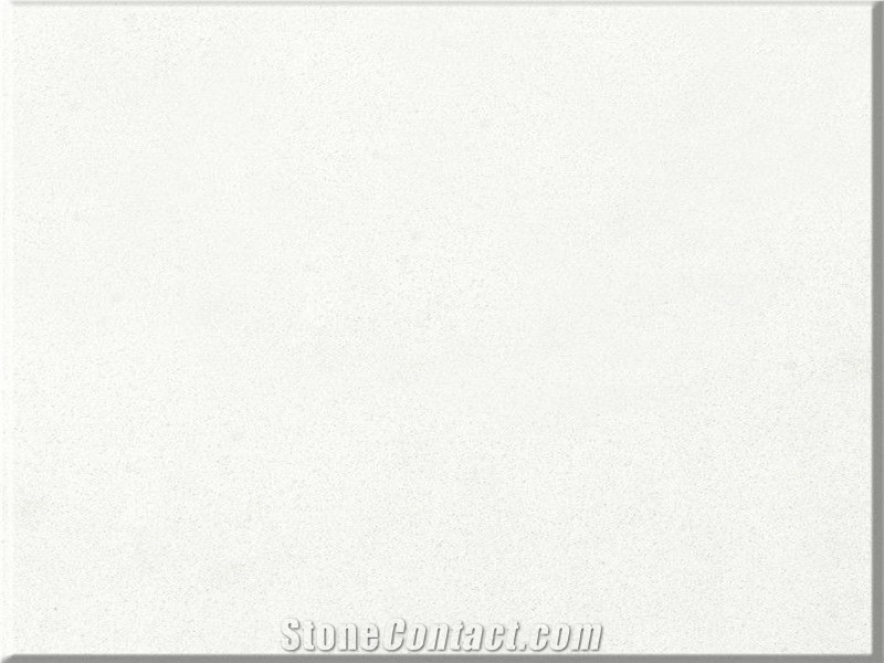 Pure White Quartz Slab Engineered Stone