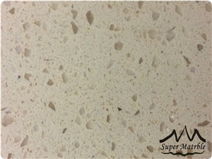 Quartz Stone Slab - Beige Galaxy Bs2002