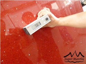 Red Quartz Stone Slabs & Tiels - Red Galaxy