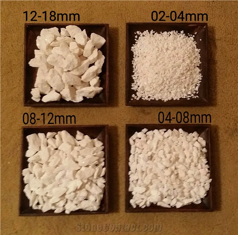 White Marble Chips, Pebble