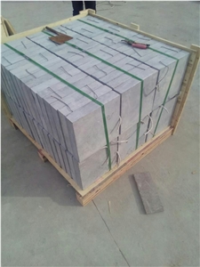 China Blue Limestone Best Material Honed Surface Cube Paving Stone Blocks