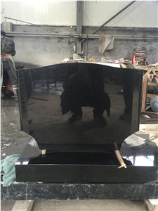 America Style Black Granite Monuments, Headstones