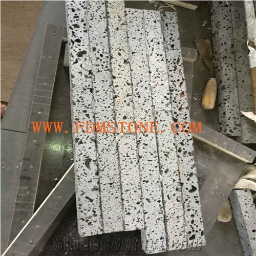Black Basalt Wall Ledge Stone Natural Split