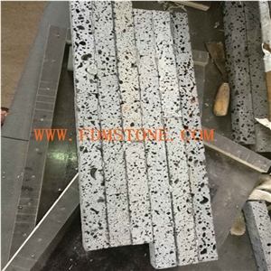 Building Wall Stone,Cheap Black Wall Cladding,Natural Lava Stone Basalt Stackstone