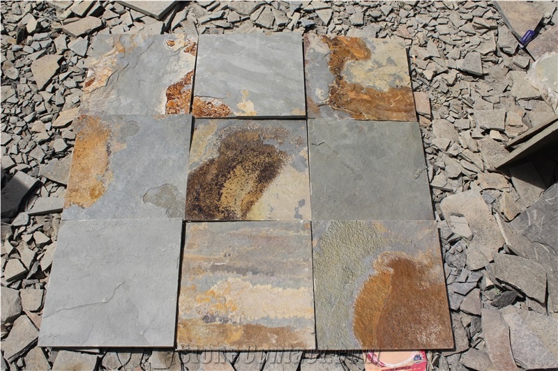 Rusty Slate Cultured Stone, Stacked Stone Veneer, Stone Wall Decor