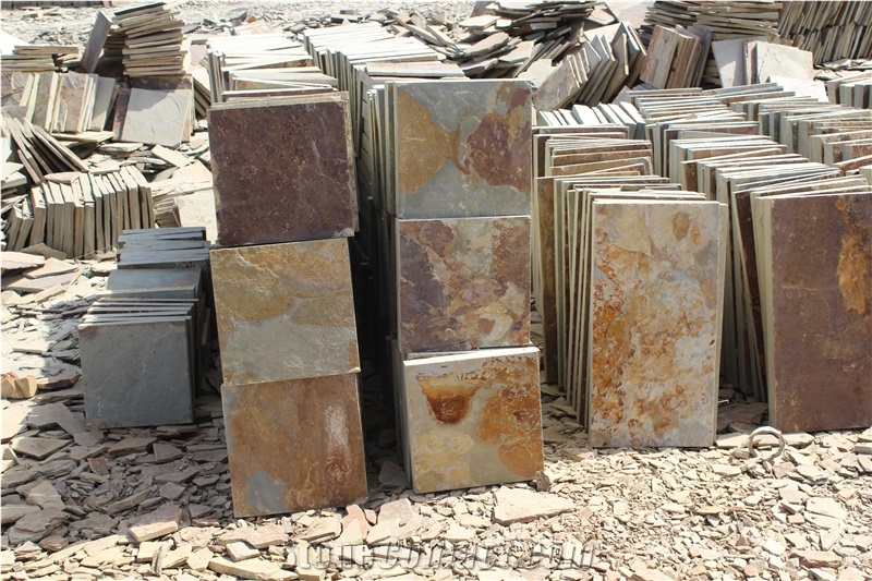 Rusty Slate Cultured Stone, Stacked Stone Veneer, Stone Wall Decor