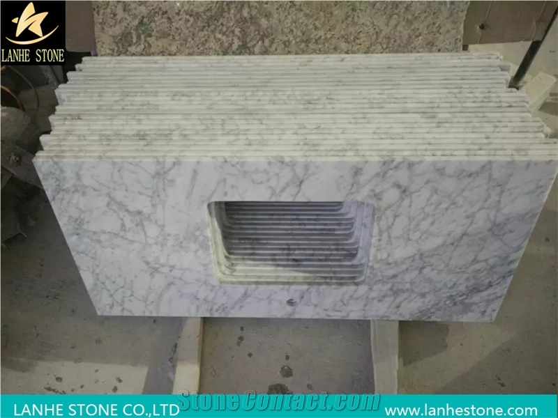 Bianco Carrara White Marble Vanity Top,Bianco Carrara White Marble Bathroom Vanity Top,Carrara White Marble Bath Top,Carrara White Natural Stone Vanity Top