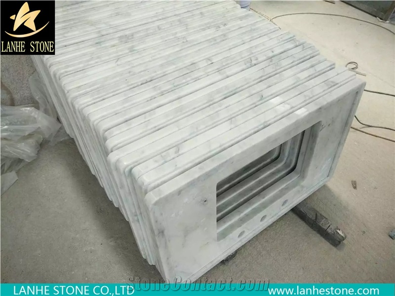 Bianco Carrara White Vanity Top,Bianco Carrara Marble Bath Tops