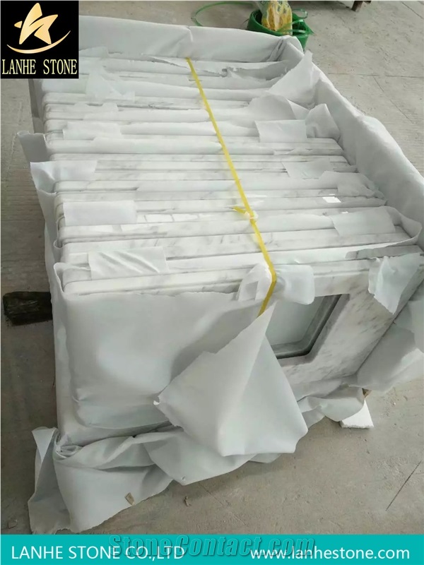 Bianco Carrara White Vanity Top,Bianco Carrara Marble Bath Tops