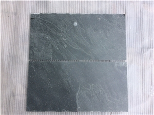 Fargo Jiangxi Black Slate Square Paving, China Black Slate Paving Tiles, Square Black Road Paving