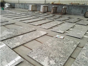 Granite Kitchen Countertops,Alaska White Brazil Granite Kitchen Island and Perimeter Counter Top