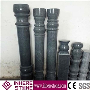 Building Stones Black Handrail, Black Balustade for Balcong, Raillings Stone