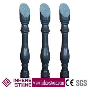 Building Stones Black Handrail, Black Balustade for Balcong, Raillings Stone