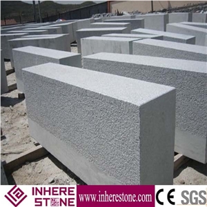 G341 Granite Gray Kerb Stone, Sesame Curbs, Shandong Grey Granite Side Stone, Road Stone