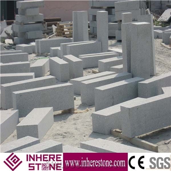 G341 Granite Gray Kerb Stone, Sesame Curbs, Shandong Grey Granite Side Stone, Road Stone