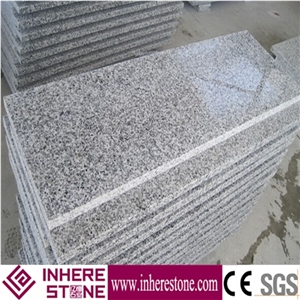 G640 Grey Granite Stairs & Steps, Black White Flower Granite Staircase, Padang Grigio Granite Stair Riser